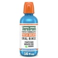thumbnail interactive-video image 1 of TheraBreath Fresh Breath Alcohol-Free Mouthwash, Mouth Rinse for Adults, Icy Mint, 16 fl oz, 1 of 15