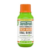 TheraBreath Fresh Breath Mouthwash, Mild Mint, Alcohol-Free, TSA Compliant Travel Size, 3 fl oz