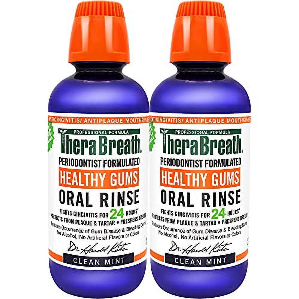 The Breath Co Clean Mint Oral Rinse Healthy Gums 500ML