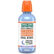 TheraBreath Overnight Mouthwash, Chamomile Mint Flavor, Alcohol Free, 16 fl oz