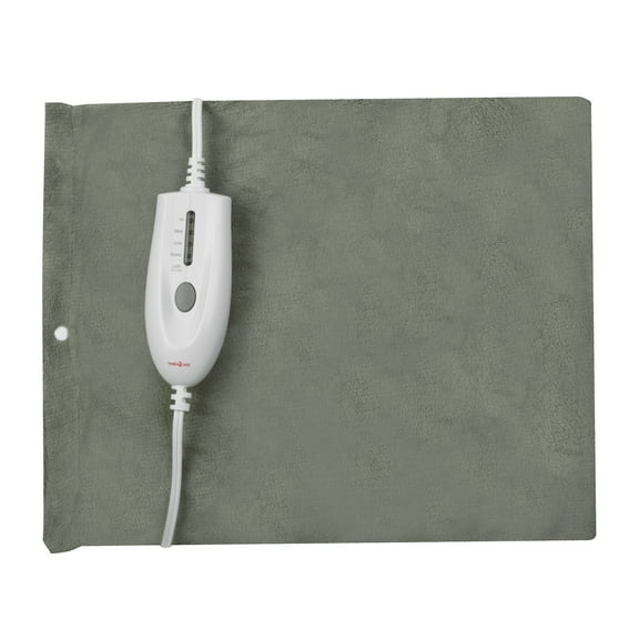 TheraCare, Heating Pad with Moist & Dry Heat, 4 Settings, 12"x15" Gray