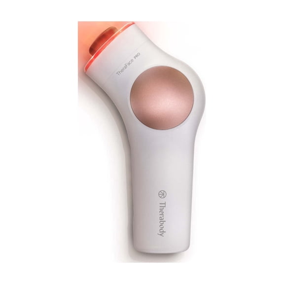 TheraFace PRO Face Massager by Therabody | 8-in-1 Compact and Powerful Facial Device | White