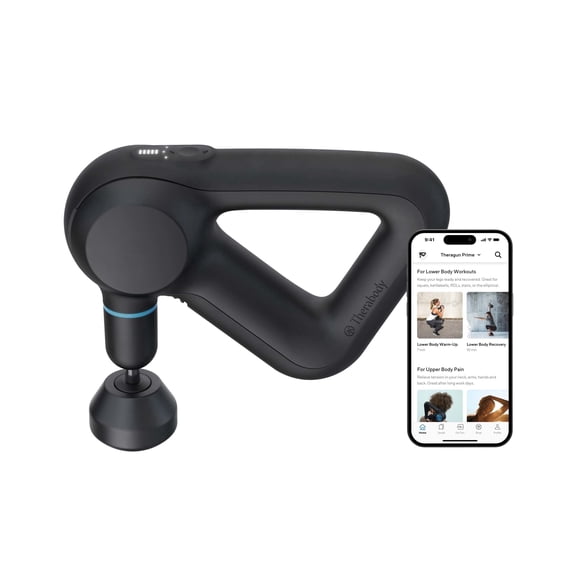 TheraGun Prime 5th Gen Massage Gun | Deep Tissue Percussion Therapy Massage Gun with 4 Attachments