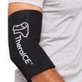 thumbnail image 1 of TheraICE Elbow Ice Pack Compression Sleeve for Injuries, Reusable Gel Cold Packs Brace, Shin Splints, Calf Strain, Flexible Cold Wrap Recovery for Tennis Elbow, Tendinitis Pain Relief (S), 1 of 6