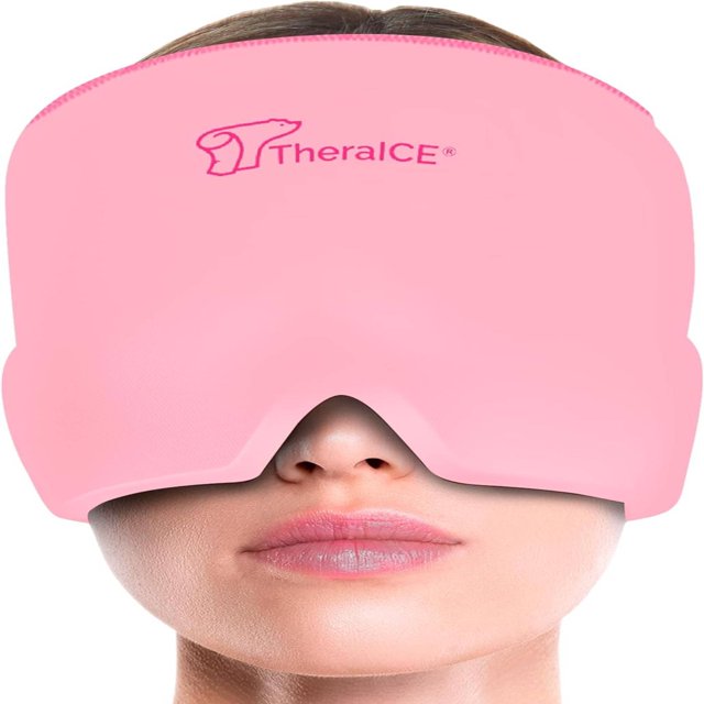 TheraICE Migraine Headache Relief Cap, Hot, Cold Gel Therapy Head Wraps, Headache Ice Pack