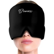 TheraICE Migraine Relief Cap, Hot and Cold Gel Therapy, Headache Ice Pack Mask, Tension and Stress