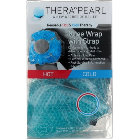 TheraPearl Reusable Hot and Cold Therapy Knee Strap