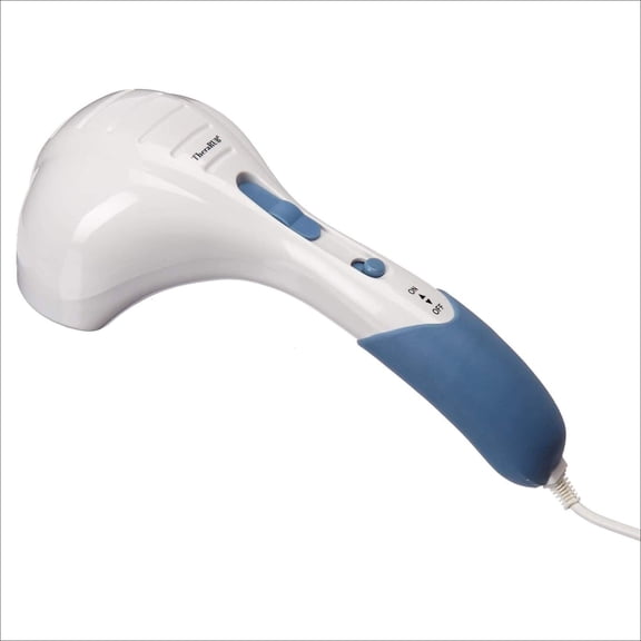 TheraRub Massager Percussion Double Head Electric Massager, 14 Foot Extra Long Power Cord