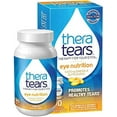 thumbnail image 1 of TheraTears 1200mg Omega 3 Supplement for Eye Nutrition, Organic Flaxseed Triglyceride Fish Oil and Vitamin E, 90 Count, 1 of 3