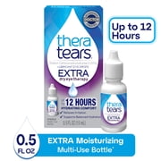 TheraTears Extra Dry Eye Therapy Lubricating Eye Drops for Dry Eyes, Daily Use, 0.5 fl oz Bottle