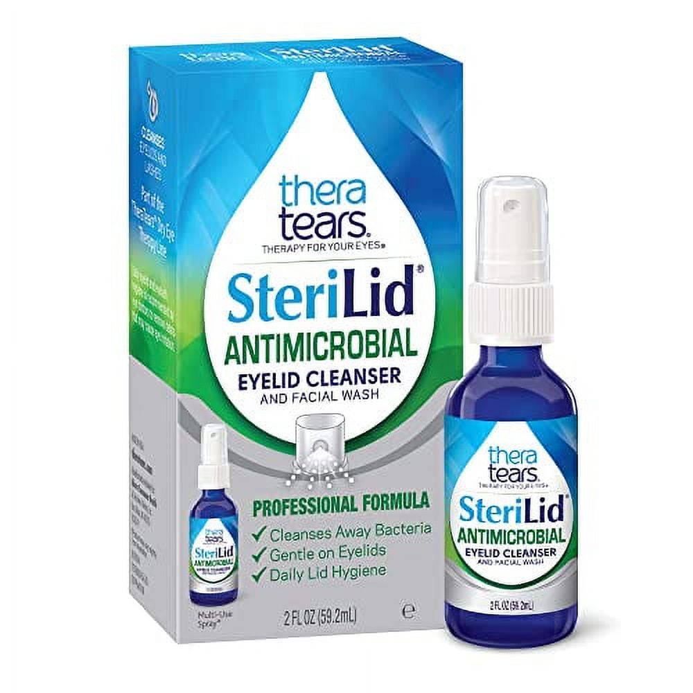 TheraTears SteriLid Antimicrobial Eyelid Scrub, Eye Cleanser and Facial