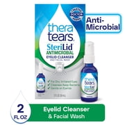 TheraTears SteriLid Antimicrobial Eyelid Cleanser and Facial Wash, 2 fl oz Spray