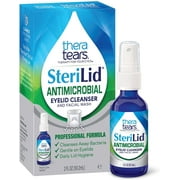TheraTears منظف الجفن المعقم المضاد للميكروبات وغسول الوجه، 2 Fl oz Spray 1 ea Pack of 2
