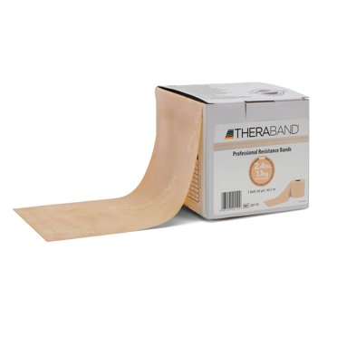 Latex Free Exercise Resistance Band - 4 Inch Wide, 50 Yard Box, Blueberry Color