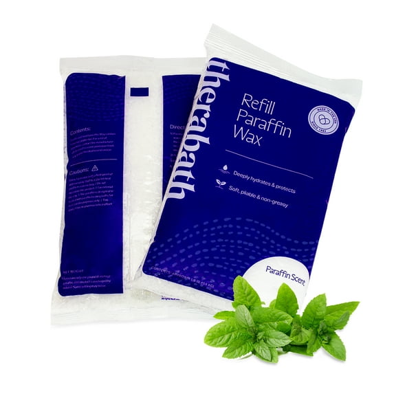 Therabath Paraffin Wax Refill - Thermotherapy - Use to Relieve Arthritis Discomfort, Stiff Muscles, & Dry Skin - For Hands, Feet, Body - Deeply Hydrates & Protects - Made in USA, 24 lb. Wintergreen