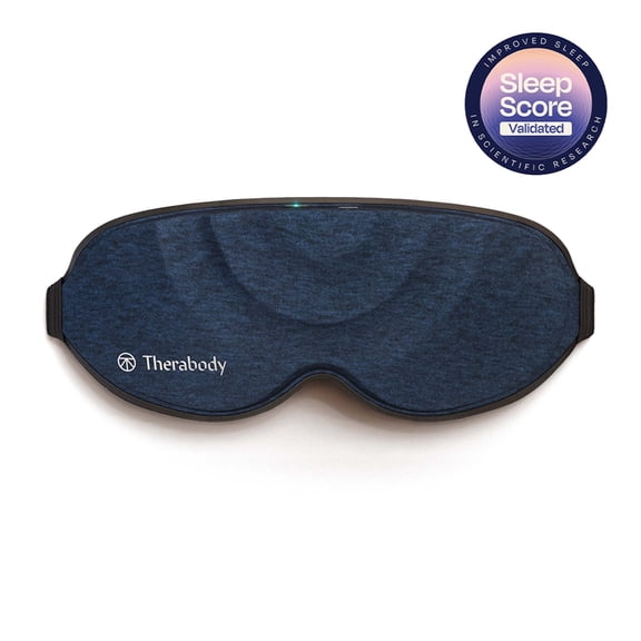 Therabody SleepMask - Ultra-Comfortable, 100% Blackout Eye Mask with Gentle Messaging Vibration - FDA-Registered