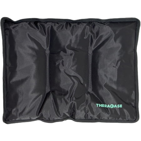 Theracase Reusable Gel Pack - Hot and Cold Therapy for Back Pain Relief, Injuries, Rehabilitation - 2x the Gel for Maximum Long-lasting Cooling Power - 14" x 11"