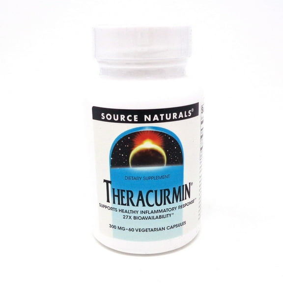 Theracurmin 300 mg By Source Naturals - 60 Cap Vegi