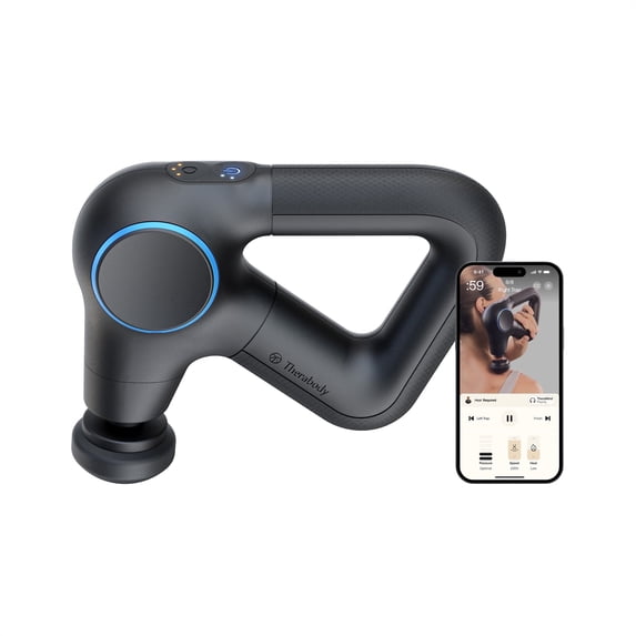 TheraGun Prime Plus Heated Massage Gun | Deep Tissue Muscle Massager with 3 Heat Levels | Black