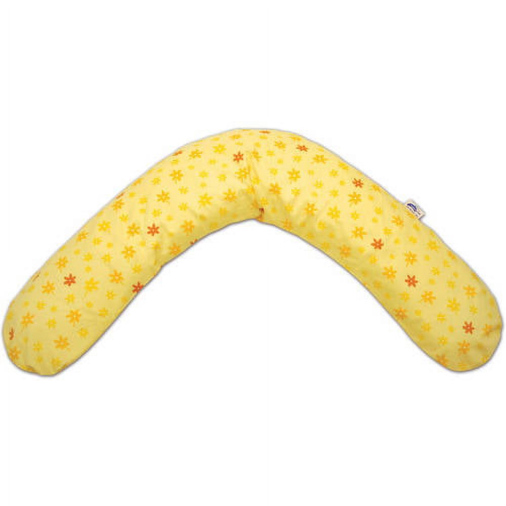 Theraline Original Maternity and Nursing Pillow, Yellow Flowers