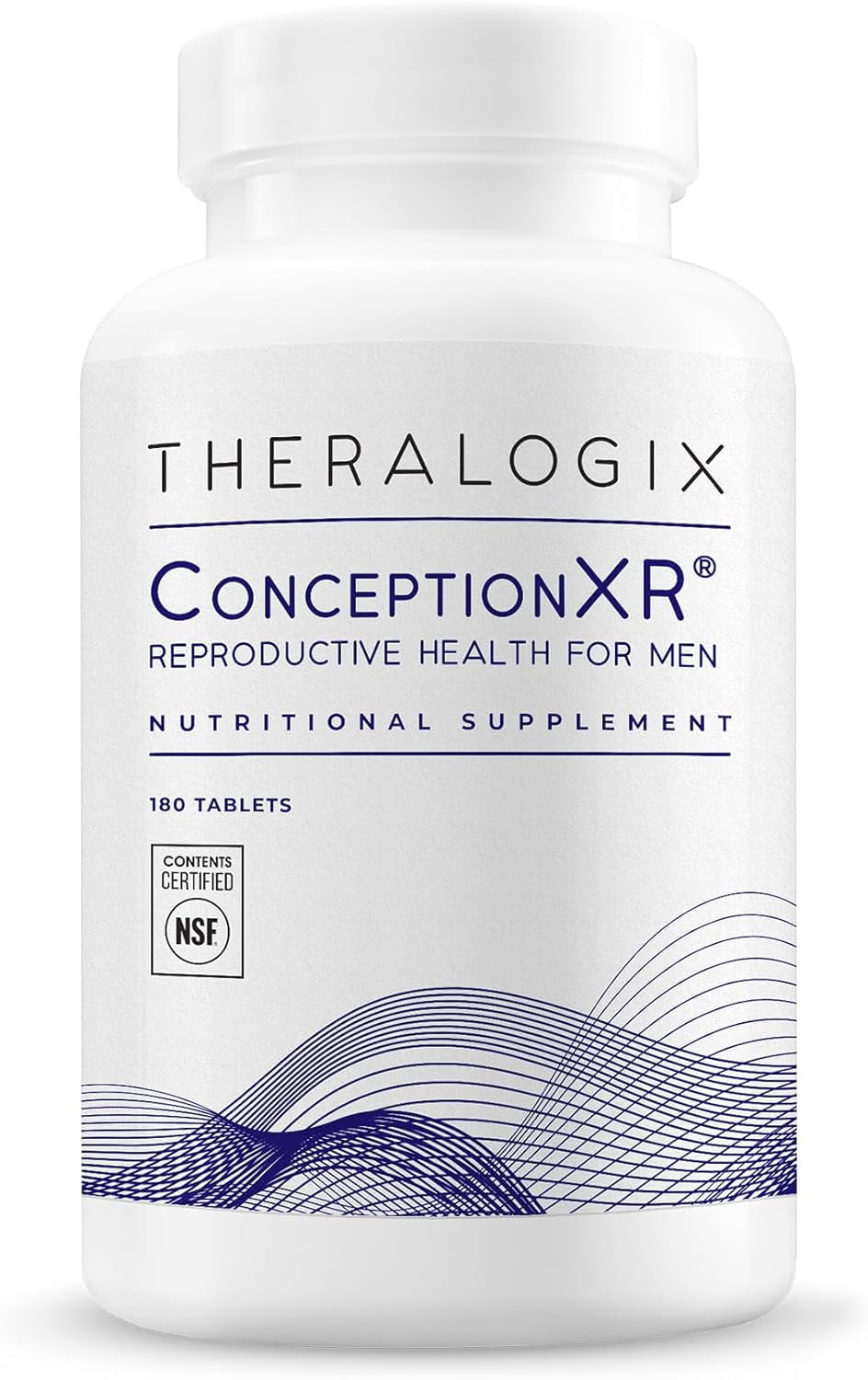Theralogix ConceptionXR Reproductive Health Formula - Men's Preconception Vitamins for Fertility Support - Male Fertility Supplements for Sperm Health* - NSF Certified - 180 Tablets (90-Day Supply)