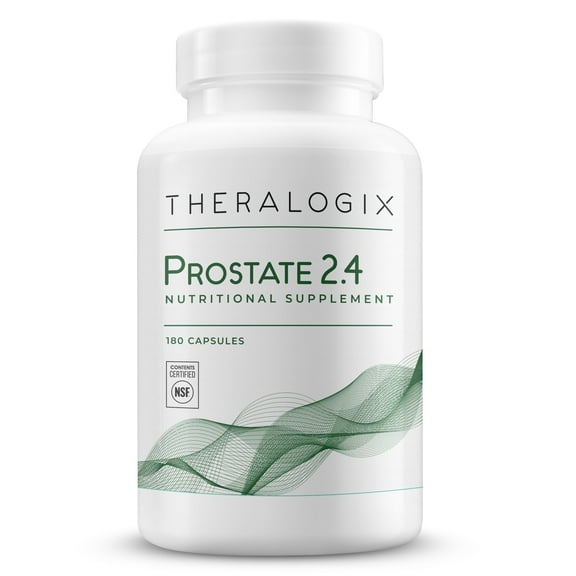 Theralogix Prostate 2.4 Nutritional Supplement - 90-Day Supply - Prostate Health for Men - Supports Healthy Prostate Tissue - Lycopene, Vitamin D3, Selenium & Vitamin E - NSF Certified - 180 Capsules