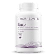 Theralogix Solo Multivitamin & Multimineral Supplement Without Iron - 90-Day Supply - Iron-Free Multivitamin - Support for Women & Men - Vitamin D3, Vitamin C & B Vitamins - NSF Certified - 90 Tablets