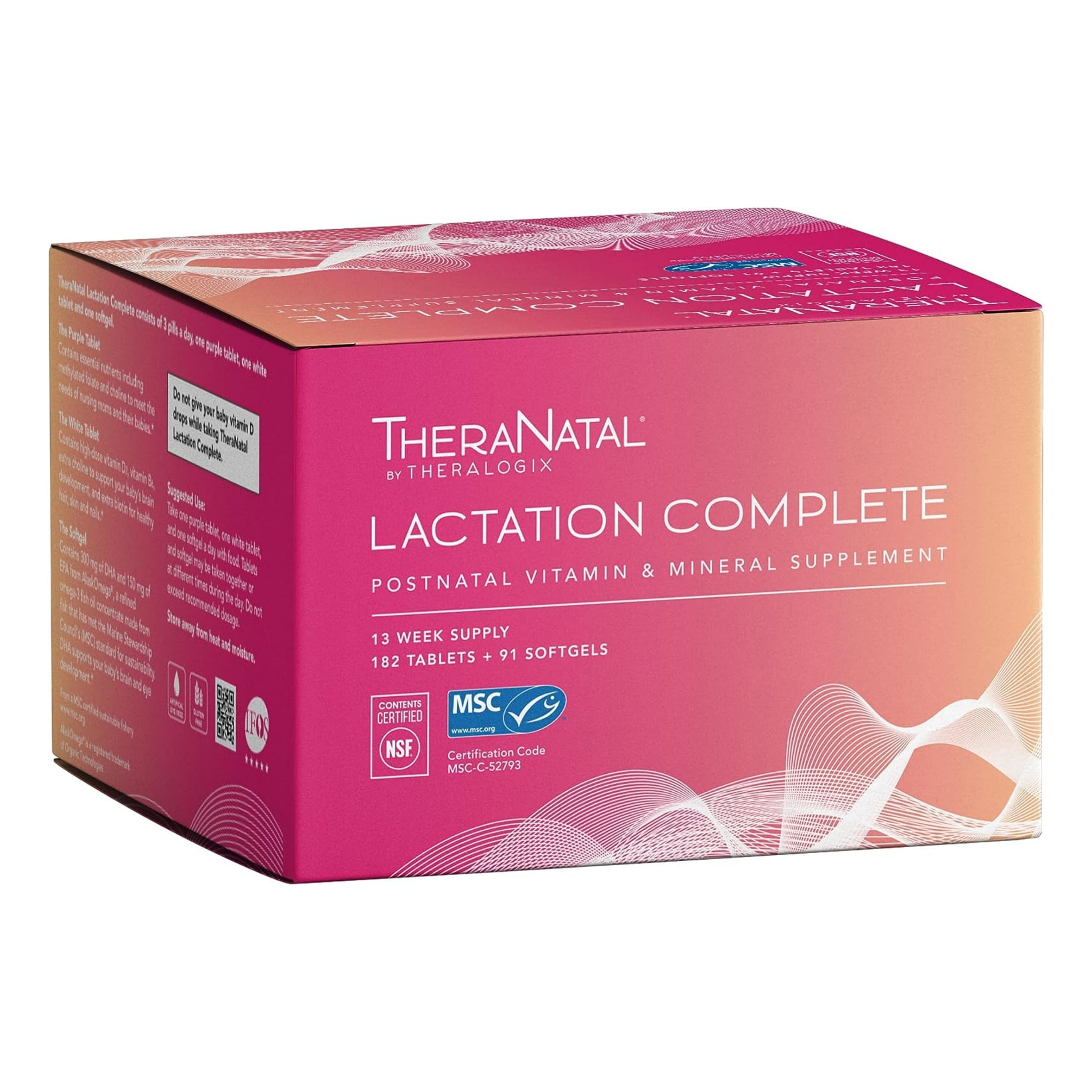 Theralogix TheraNatal Lactation Complete Essential Postpartum Vitamins
