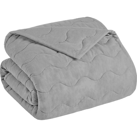 Therapedic Cooling Blanket, Lightweight Breathable Cool-Touch Blanket, Double-Sided Knit, OEKO-TEX Certified, King Size, Charcoal Grey, 104" x 92