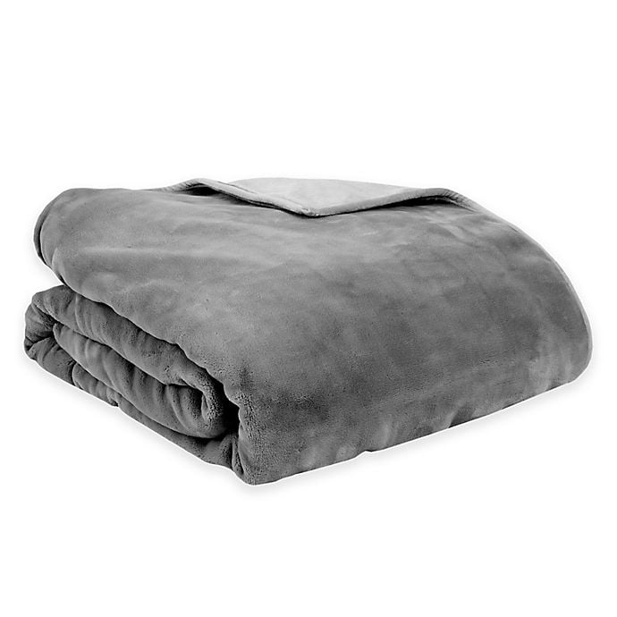 Therapedic Reversible 16 lb. Medium Weighted Blanket in Grey
