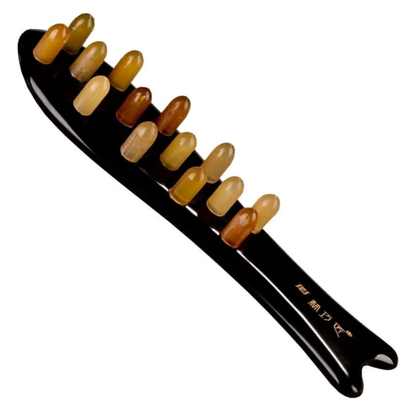 Therapeutic Buffalo Horn Massage Comb