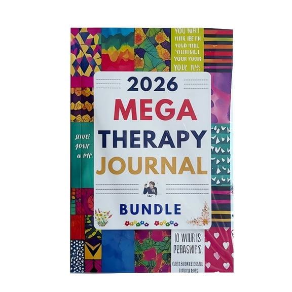 Therapeutic Guided Notebook Emotional Wellness Writing Journal Emotional Wellness Monthly Planner for Men Women Adult