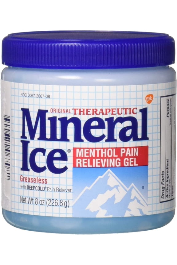 Therapeutic Mineral Ice Pain Relieving Gel
