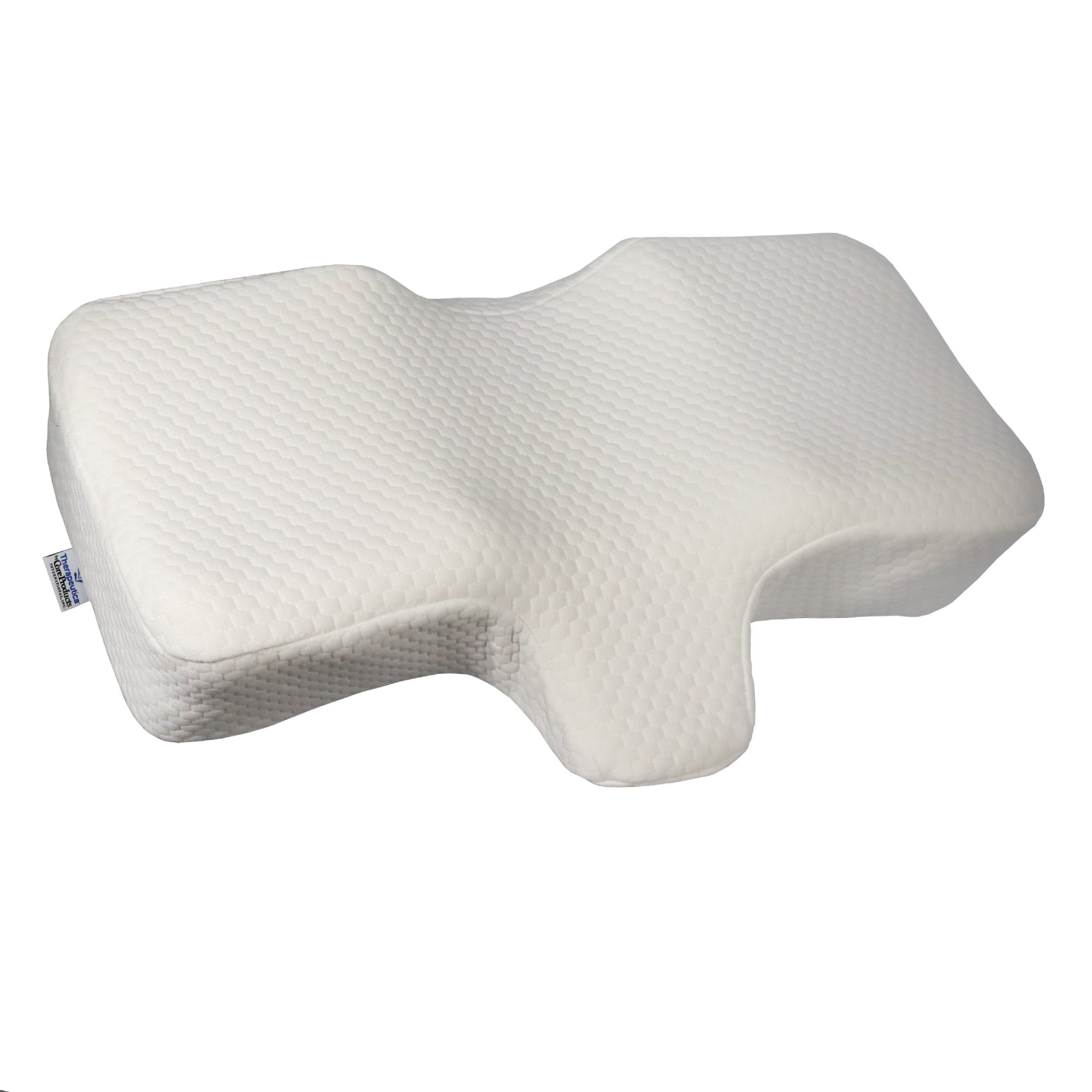 Therapeutica Ergonomic White Foam Orthopedic Pillow, XLarge