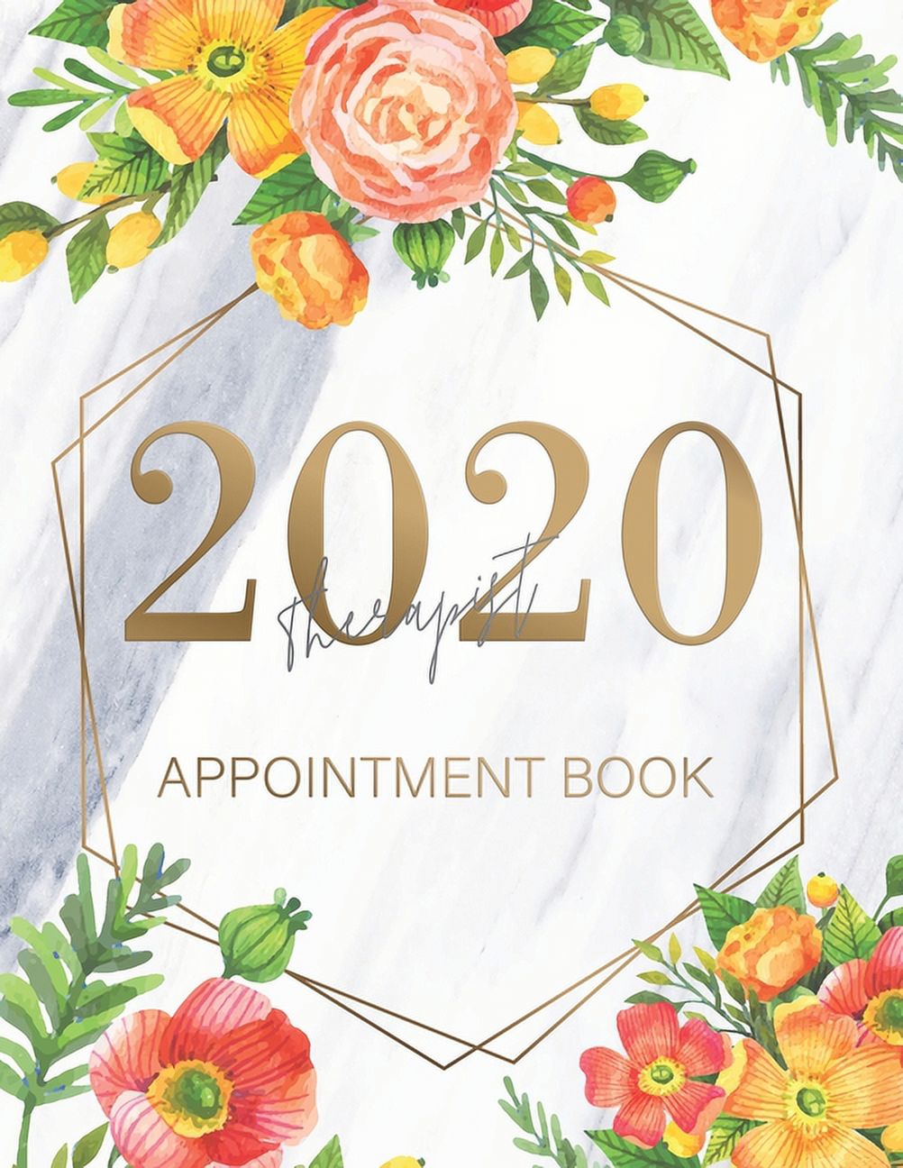 Therapist Appointment Book 2020 Planner Hourly Dated Organizer in 15