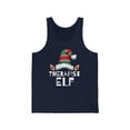 thumbnail image 1 of Therapist Elf Christmas Unisex Tank Top, XS-2XL Holidays Xmas Elves, 1 of 2