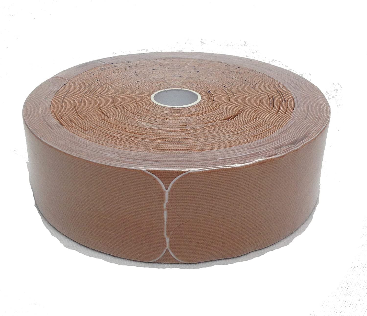 Therapist s Choice Kinesiology Tape, 2"x105' PRE-Cut Bulk Roll (Beige), PRE-Cut into Easy-to-Apply 10 inch Strips.
