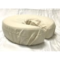 thumbnail image 1 of Therapist’s Choice Premium Deluxe Microfiber Massage Table Face Cradle Covers, 4pcs per package (Natural), 1 of 2