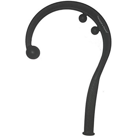 Therapist’s Choice® Pressure Point Hook Cane, Back and Neck Massager for Trigger Point Fibromyalgia Pain Relief and Self Massage, 15" Long, Perfect Size for Home, Office, Gym, Travel