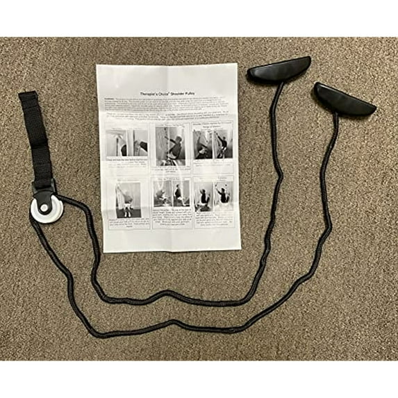 Therapist’s Choice® Shoulder Pulley, Over The Door (Black)