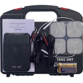 Therapist's Choice TENS Unit with Accessories OTC TENS Machine for Temporary Pain Relief of Back, Neck, Shoulder, Arm and Leg Discomfort