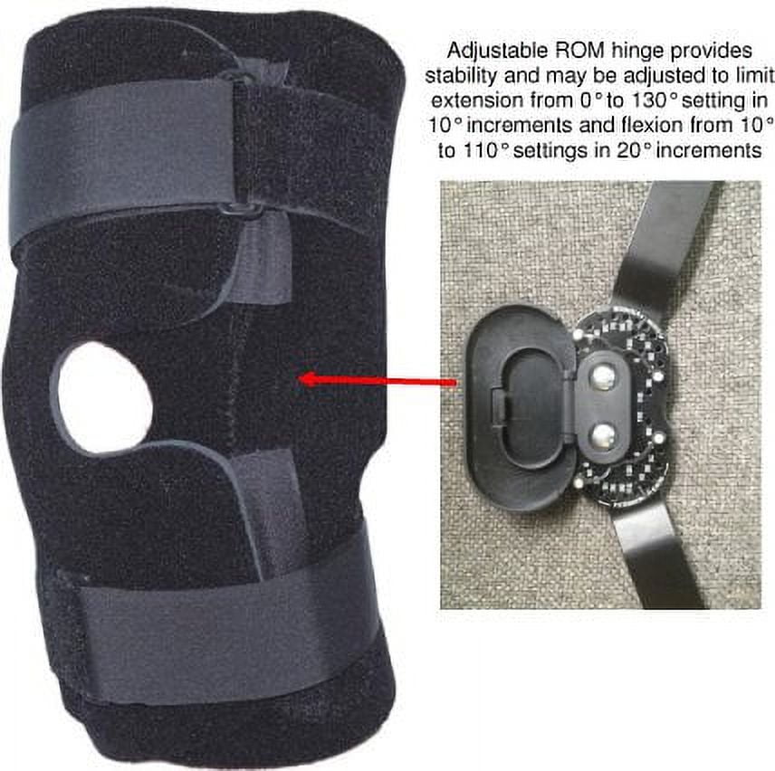 Therapist's Choice® Universal Adjustable ROM Hinged Knee Brace