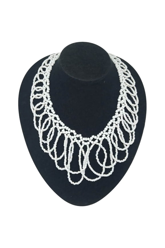 Therapy Beads Resin Lock Chain Choker Beads Beaded Necklace for Women Jewelry for Women Size 18" Birthday Christmas Gifts