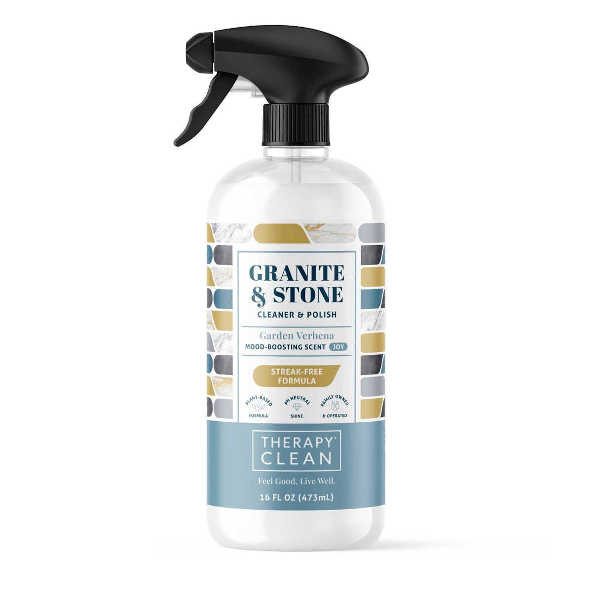Therapy Clean Granite Stone Cleaner Polish 16 fl oz