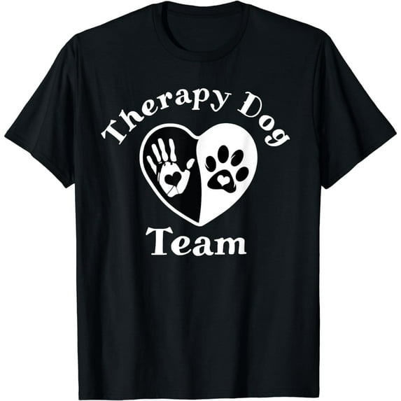 Therapy Dog Team Apparel For Animal Assisted Pet Therapy T-Shirt