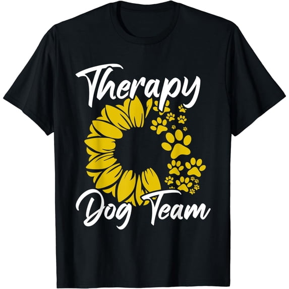 Therapy Dog Team Group Dog Handler For Animal Assisted T-Shirt