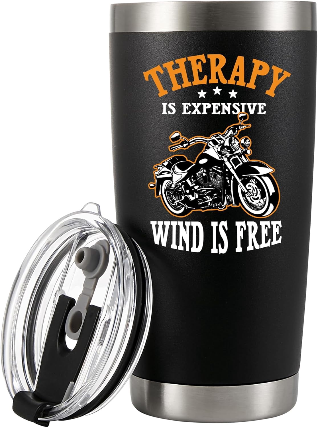 Therapy Is Expensive Wind Is Free Motorcycle Gifts Vacuum Insulated ...