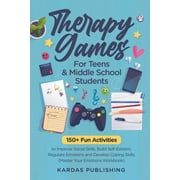 Therapy Games for Teens & Middle School Students, Paperback