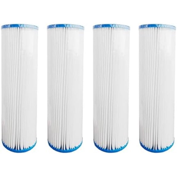 Therapy Replacement Water Filter for Water Chiller, 50 Micron Cold Plunge Tub Filter(4 pack), Ice Pod Filter Reduce Sediment, Pleated Water Filter for Whole House Water Filter Systems
