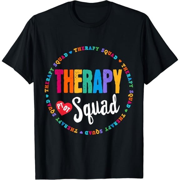 Therapy Squad PT, OT Crew Occupational Therapist Week Team T-Shirt Tops Tee